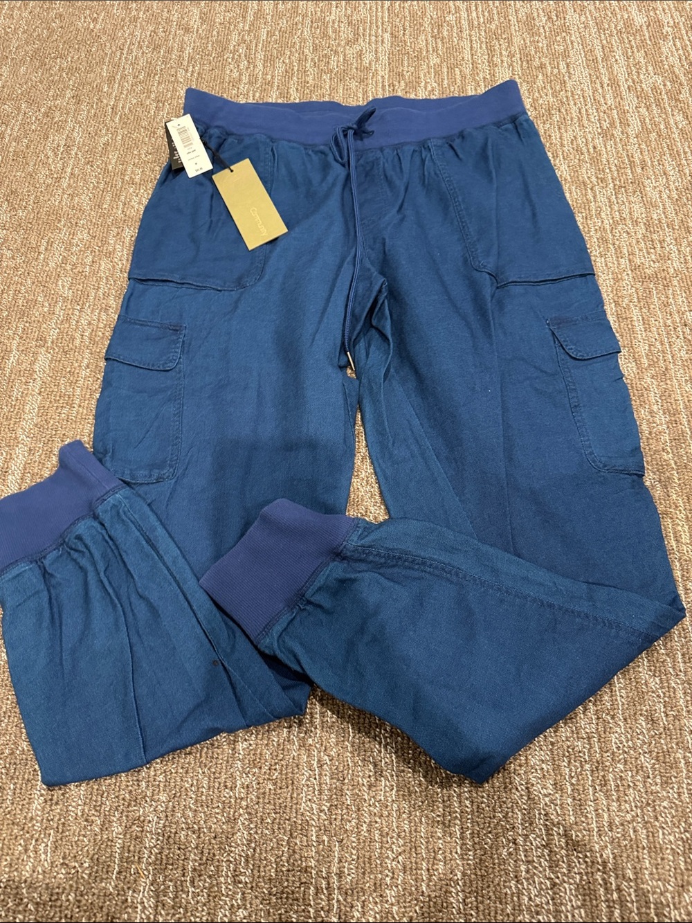 Aritzia Women’s  Deep Blue Cargo Sweatpants